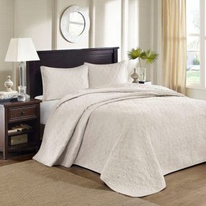 Madison Park Quebec Bedspread Set Cream
