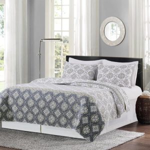 Booker Medallion Reversible Cotton Quilt Set