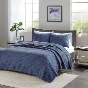 Madison Park Keaton Quilt Set Navy