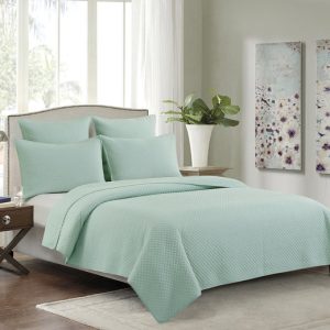 Kya Cotton Quilt Set Sea Glass