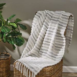 Fina Ribbed Cotton Throw