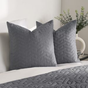 Pinsonic Cushion Covers - Charcoal