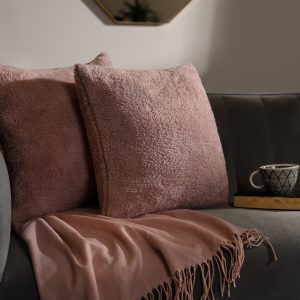 Teddy Cushion Covers - Blush