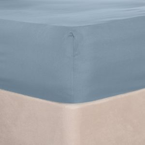 Plain Dyed Fitted Sheet - Blue