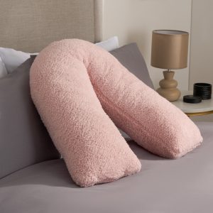 Teddy V Shape Pillow - Blush