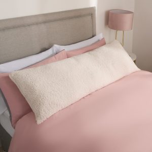 Teddy Bolster Pillow - Cream
