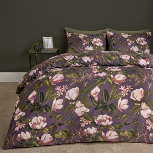 Floral Botanics Duvet Cover Set - Mauve