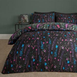 Botanics Stems Duvet Cover Set - Black