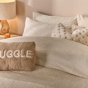 Teddy Fleece Pillowcases - Cream
