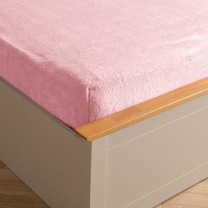Teddy Fleece Fitted Sheet - Pink