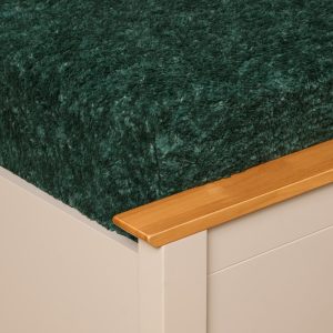 Teddy Marl Textured Fitted Sheet - Forest Green
