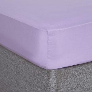 Plain Dyed Fitted Sheet - Lilac