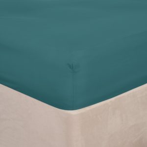 Plain Dyed Fitted Sheet - Teal