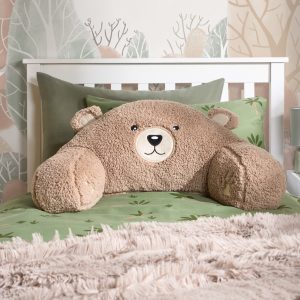 Kids Bear Cuddle Cushion - Brown
