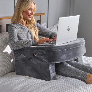 Gaming Desk Lap Pillow - Grey