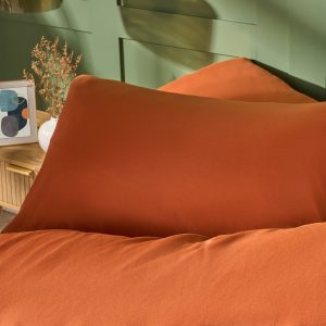 Housewife Pillowcases, Rust - 2 Pack