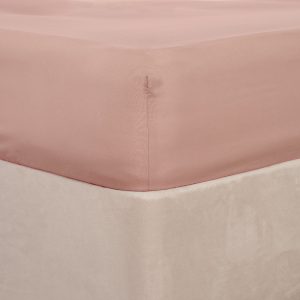 Plain Dyed Fitted Sheet - Blush Pink