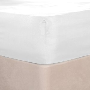 Plain Dyed Fitted Sheet - White