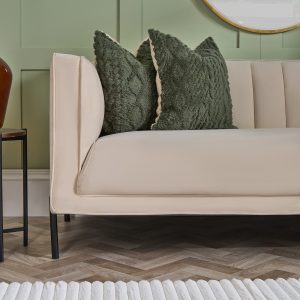 Cable Knit Cushion Covers - Woodland Green