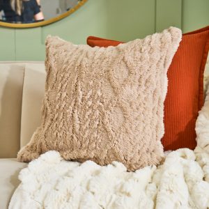 Cable Knit Cushion Covers - Natural