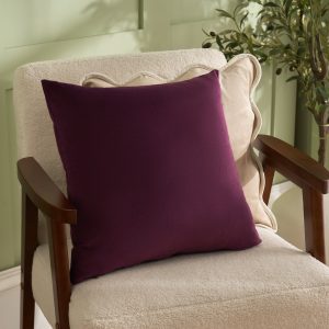 Matte Velvet Cushion Covers - Burgundy