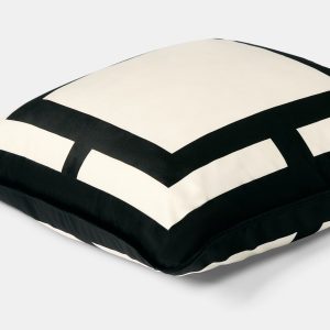 Cut Out Matte Velvet Cushion Covers - Cream