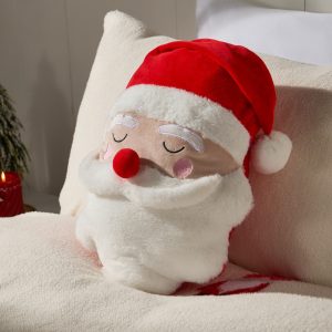 Santa Shaped Cushion - Red