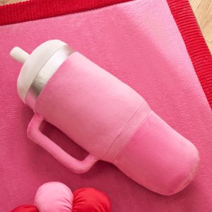 Drinks Cup Cushion - Pink
