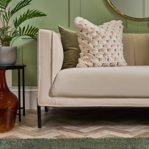 Jumbo Waffle Fur Cushion Covers - Natural