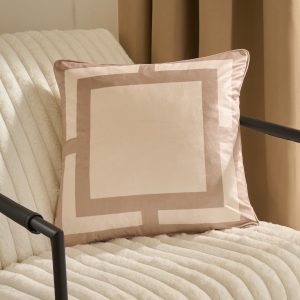 Square Print Cushion Covers - Natural/Cream