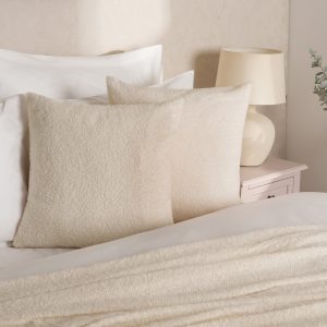 Teddy Boucle Cushion Covers - Cream
