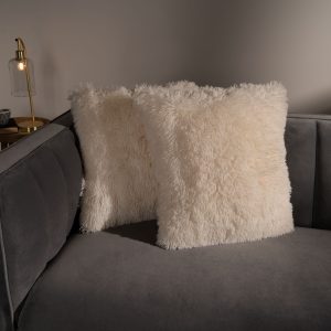 Fluffy Cushion Covers - Cream